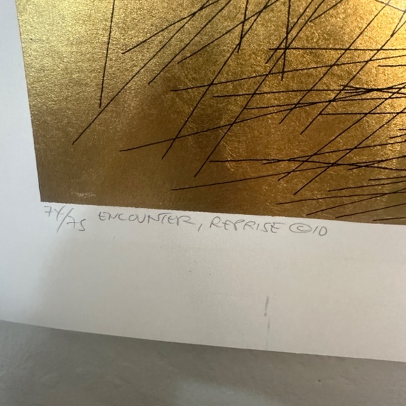 Guillaume Azoulay Signed Limited Edition Encounter Reprise 40.5x23" paper 36x28" - Picture 6 of 9